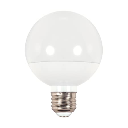 Satco Bulb, LED, 4W, G25, Medium, 120V, White, 27K S29619